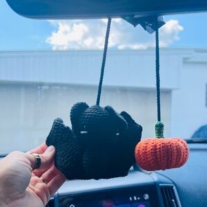 Halloween Rearview Mirror Decoration